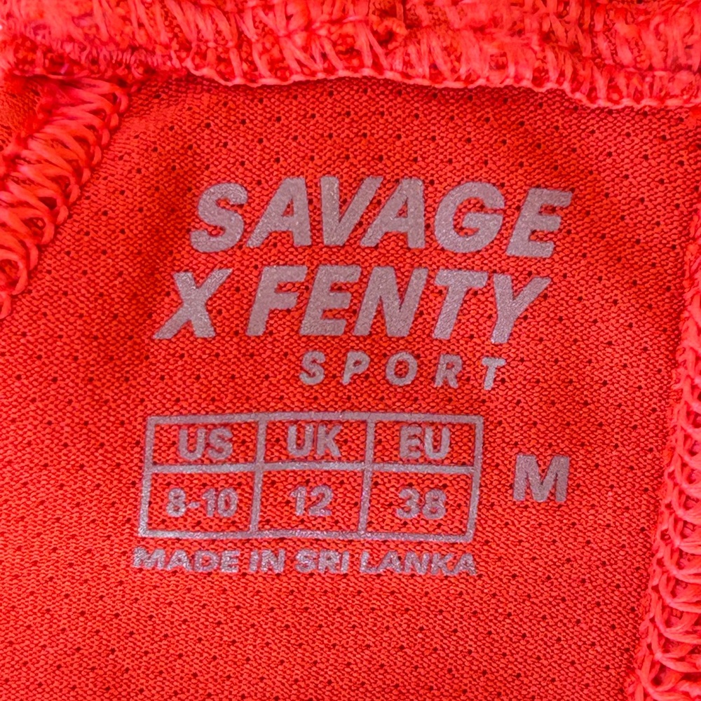 Savage X Fenty Sports Tank Racerback Draped Size 8-10 - Picture 7 of 10